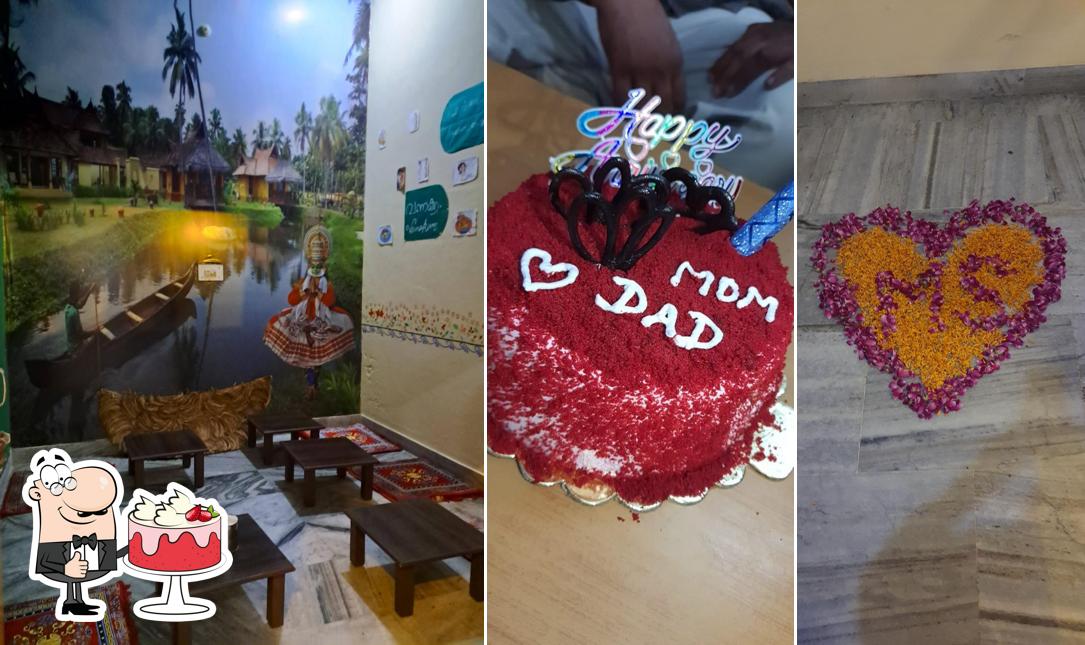 Red velvet cake at Daawat-ऐ-Khaas