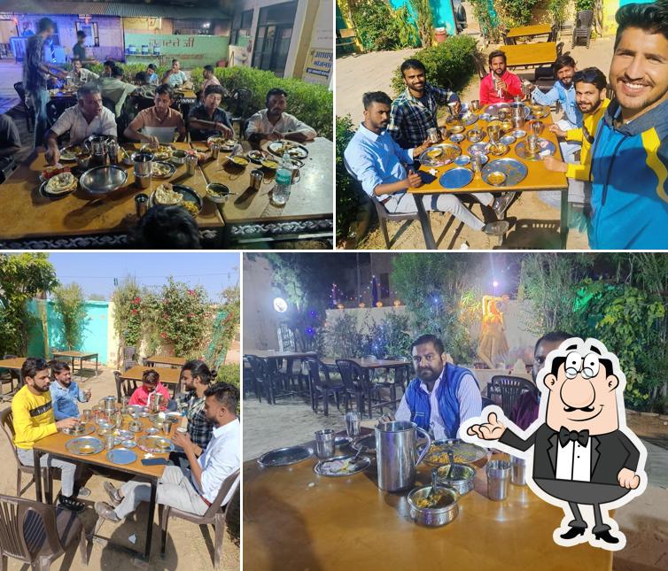 The interior of Maa aasha Purna restaurant