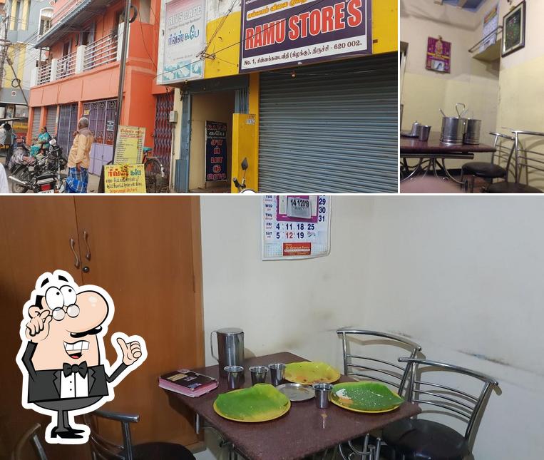 The interior of RIVS CAFE