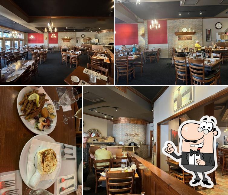 Installez-vous à l'une des tables de Restaurant le vieux four