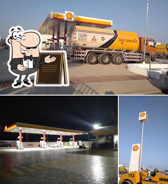 Check out how SHELL PETROL STATION looks outside