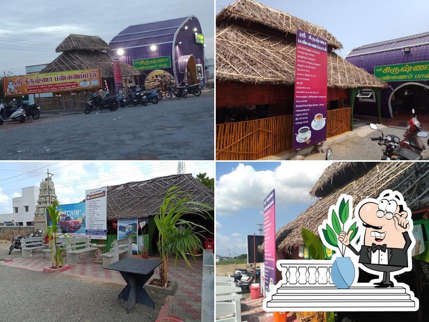 Take a look at the outside part of Sri Krishna Pannai Paal (Farm Milk)