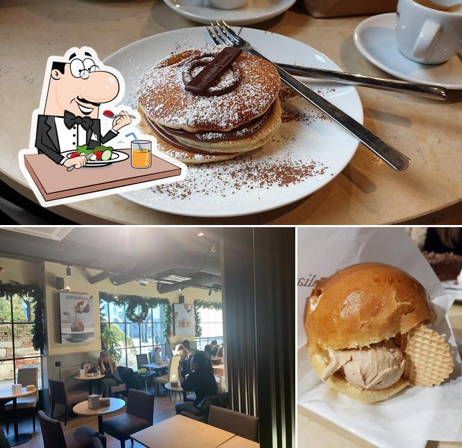 Tra le varie cose da Cioccolatitaliani si possono trovare la cibo e interni