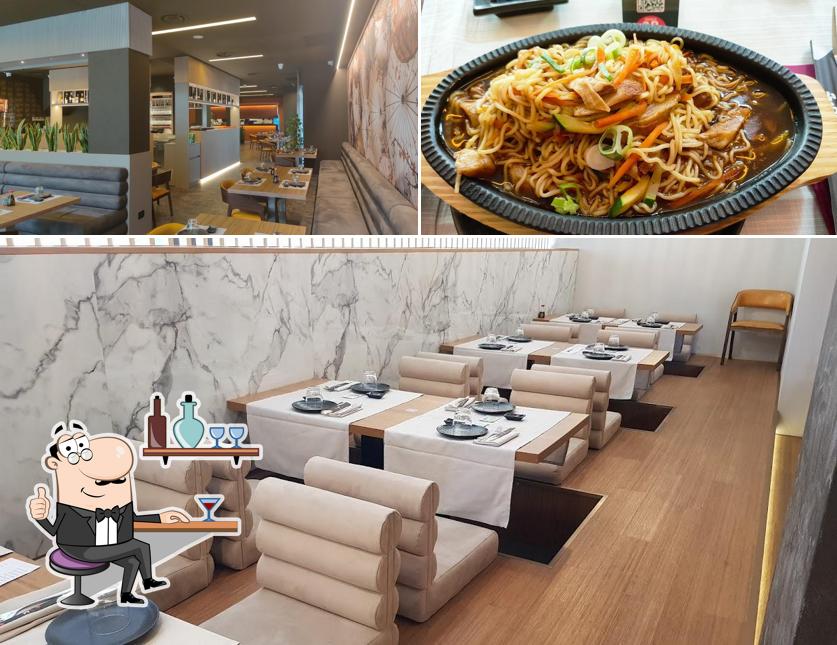 Guarda la immagine che presenta la interni e cibo di Kayo Sushi Restaurant