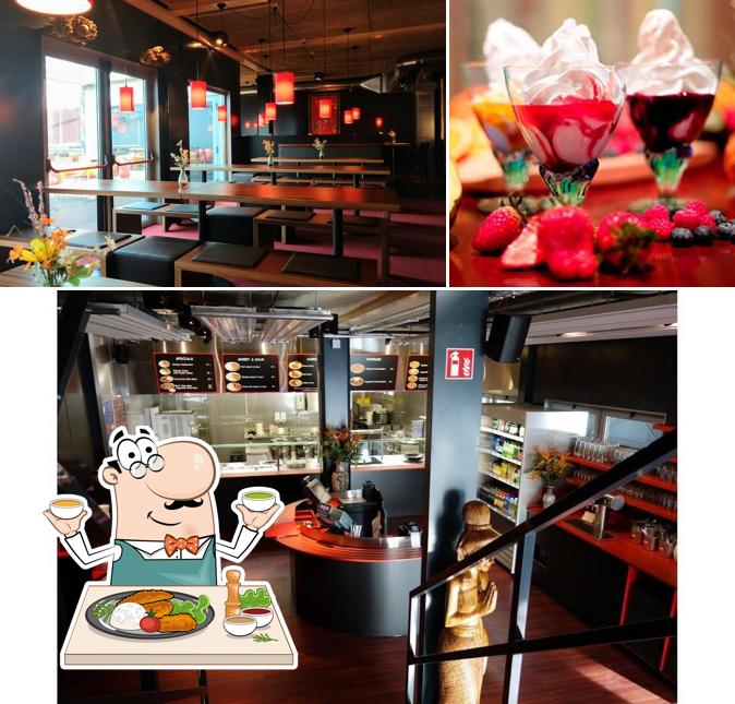 Tra le varie cose da Mister Wong Oberwil si possono trovare la cibo e interni