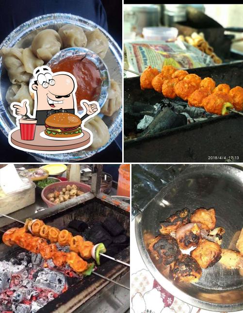 Get a burger at The Fat Dumpling Momo Cafe