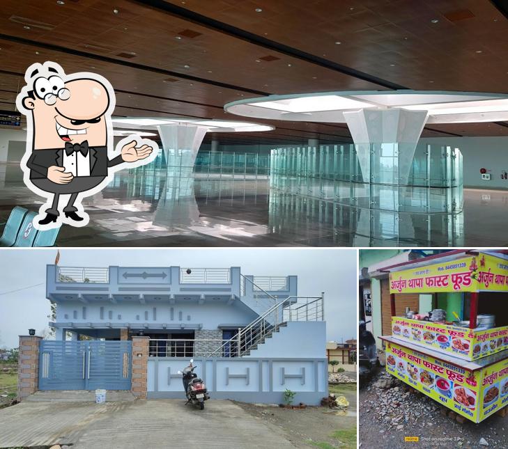 Here's a photo of arjun thapa fast food