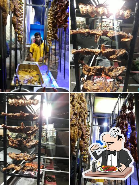 Food at Zara Bar Be Que