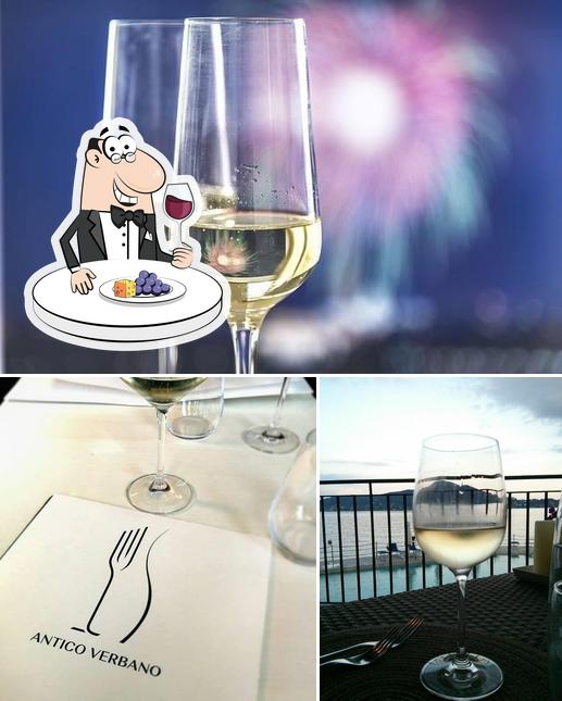È gradevole godersi un bicchiere di vino a Antico Verbano