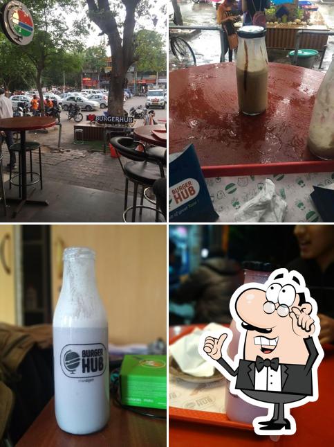 Burger Hub is distinguished by interior and drink