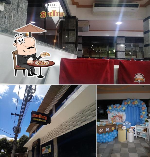 O exterior do Hotel Self Service e Pizzaria Spettu's