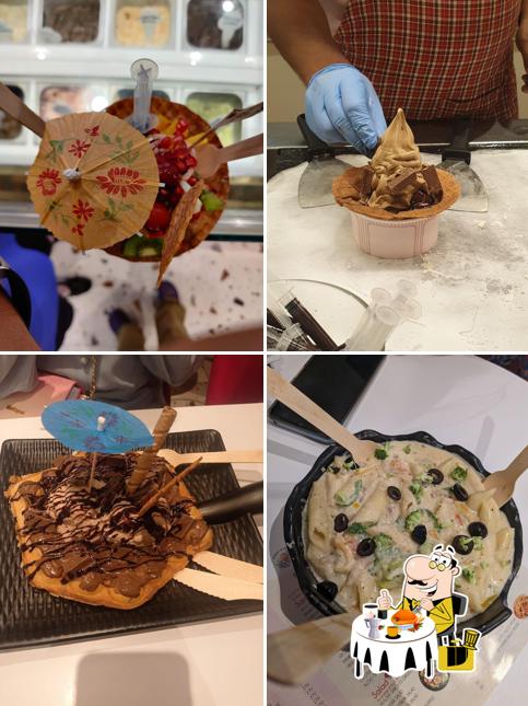 Food at 3 not 3 ice cream cafe