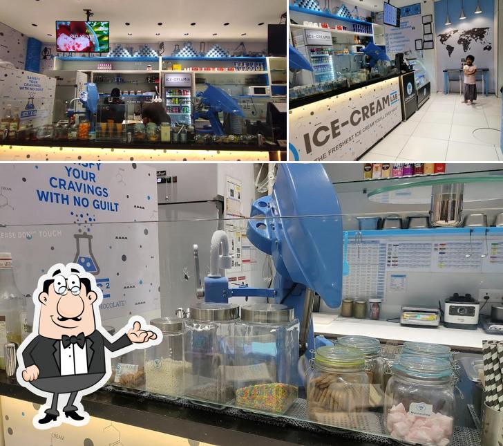 Check out how Ice Cream Lab Kolkata looks inside