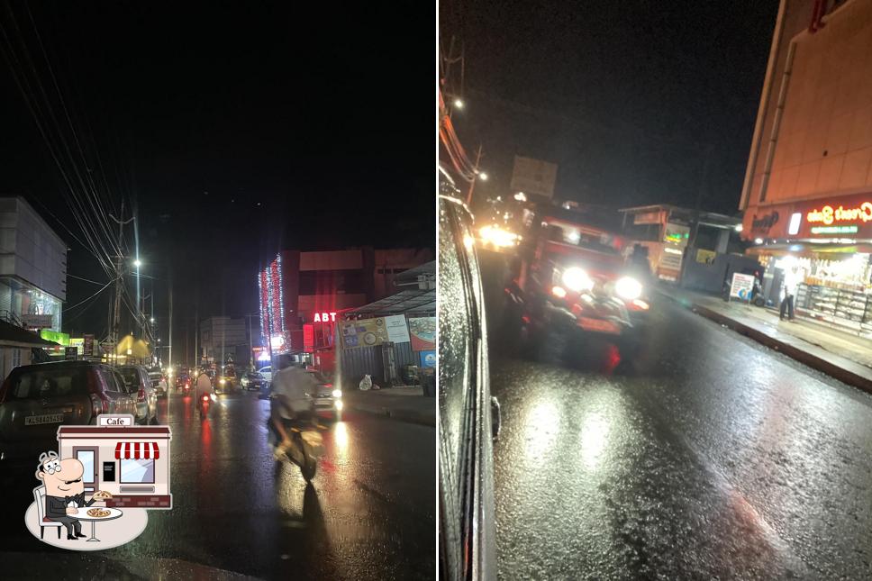 The exterior of b Street