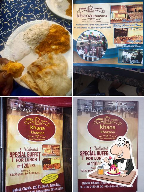 Khana Khazana serves a number of desserts