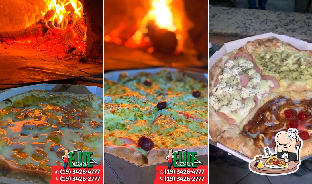 No Pizzaria Elite, você pode degustar pizza
