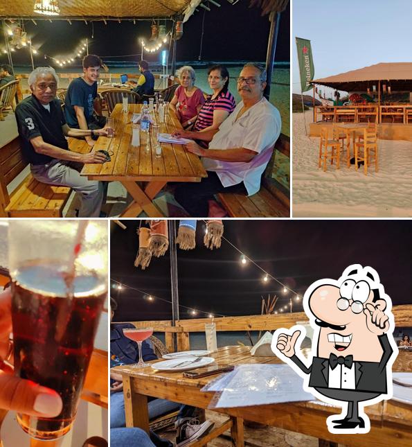 The interior of TikiBab Goa