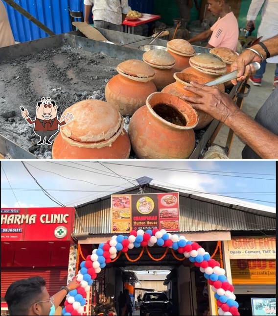 Food at Champaran mutton house Chirang