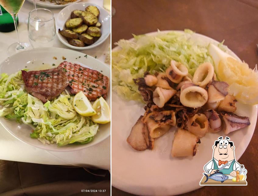 Salmone grigliato al Osteria da Aurora