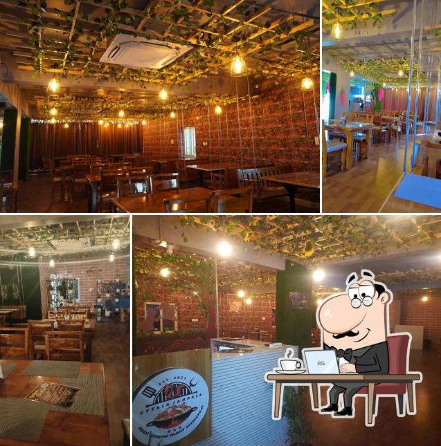 Check out how Uyyala Jampala Multi Cuisine Family Restaurant looks inside