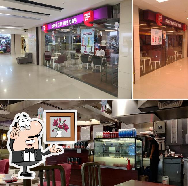 The interior of Café Coffee Day