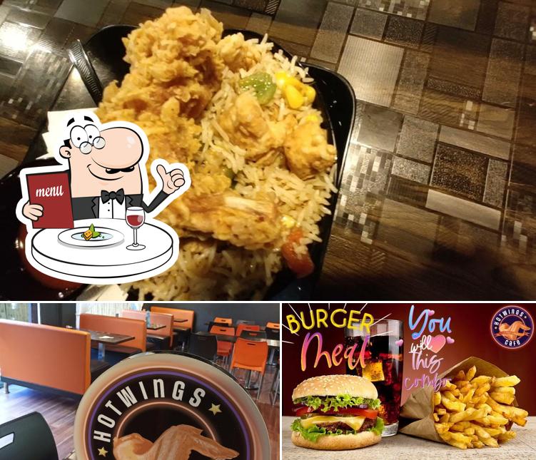 Food at Hotwings.Cafe