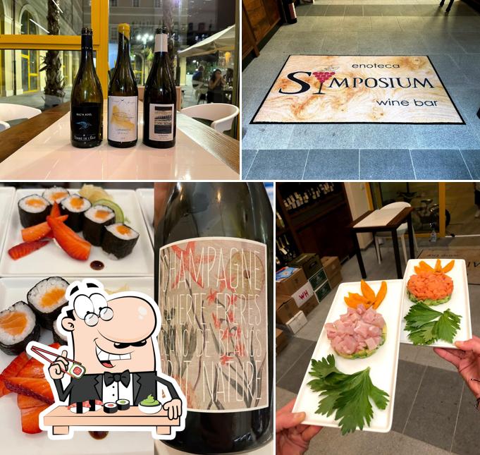 Ordina le varie opzioni di sushi