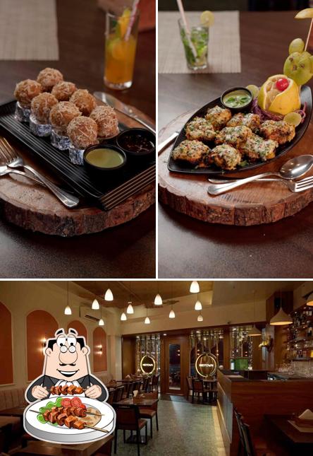 The restaurant's food and interior