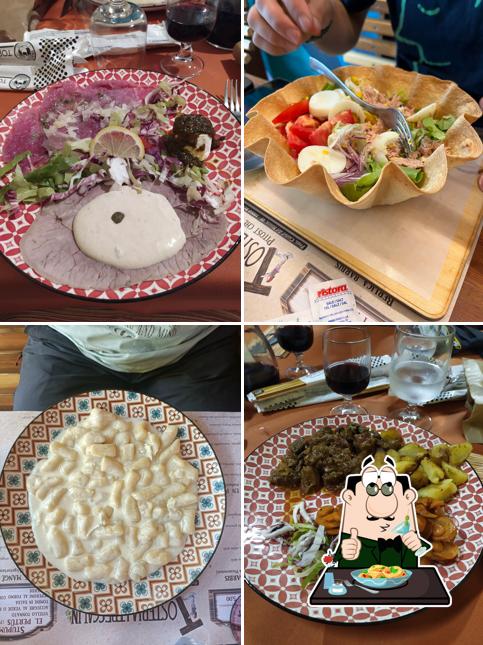 Maccheroni al formaggio al Tosteria I Tre Scalin