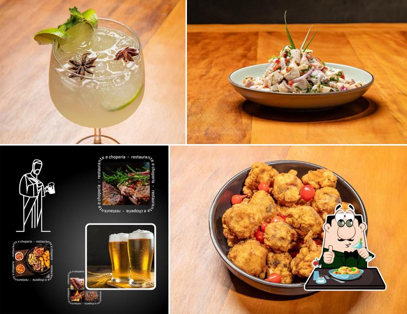 Mousse de chocolate em São Vicente Restaurante e Choperia