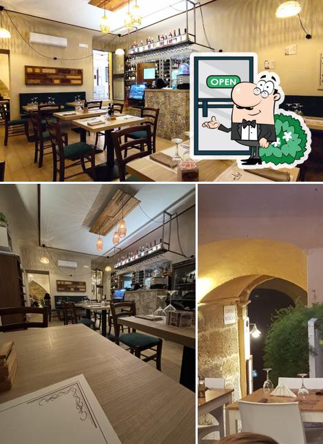 La esterno e interni del ristorante