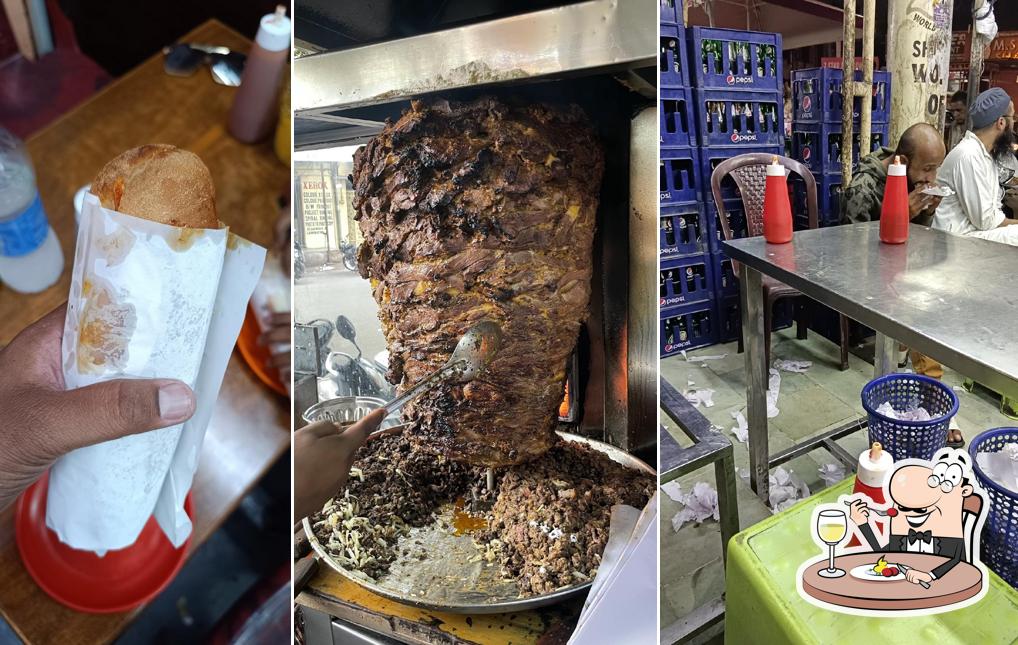 Food at Al-Arabian Shawarma