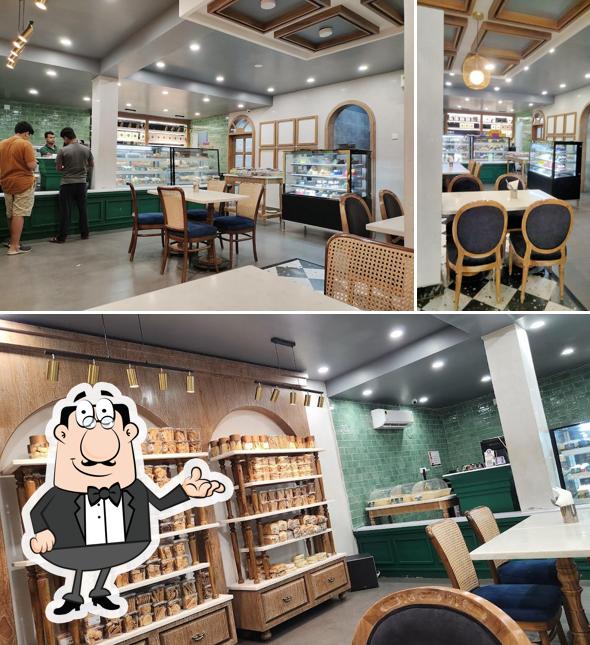 The interior of Oberai Bakers & Cafe