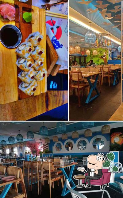 Take a seat at one of the tables at 7 Sisters