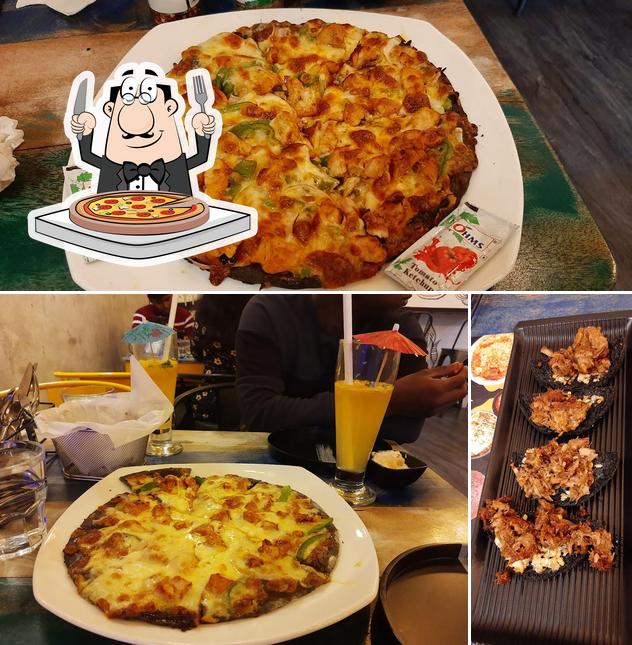 Get pizza at CLOUD BURST