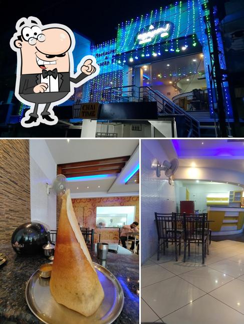 The photo of interior and exterior at Aryaas Elite Veg Restaurant