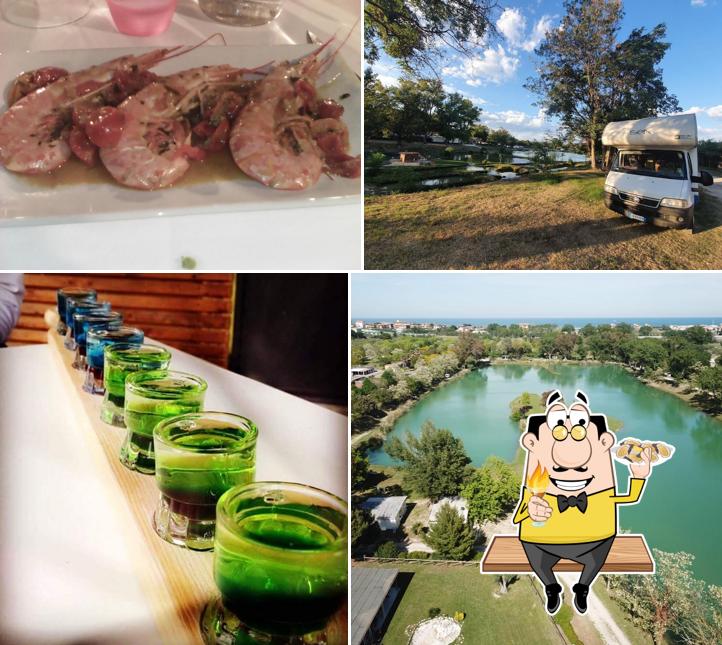 Prova la cucina di mare a Lago Azzurro Camping Area Camper