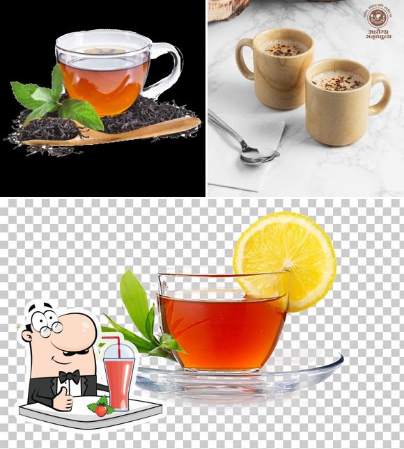 You can order a drink from the menu