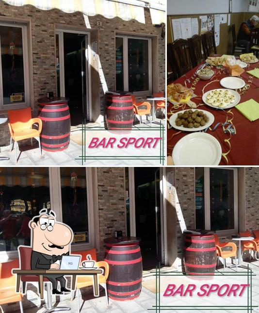 Gli interni di Bar Sport