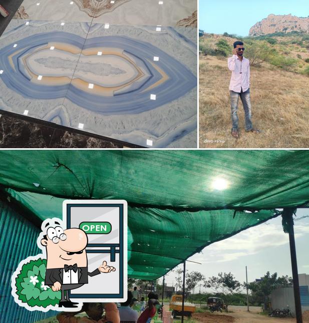 The exterior of Indian cafe