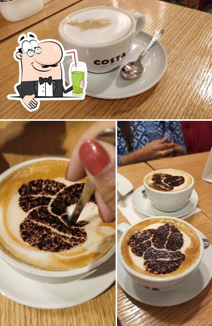 Enjoy a beverage at Costa Coffee Sec 35C, Chandigarh