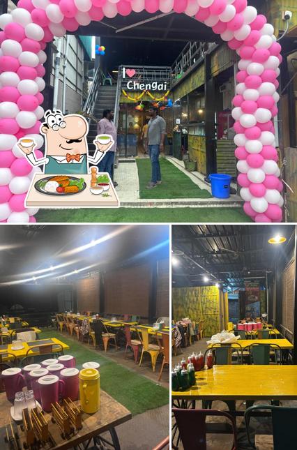 Among different things one can find food and interior at MR.PUNJABI DHABA