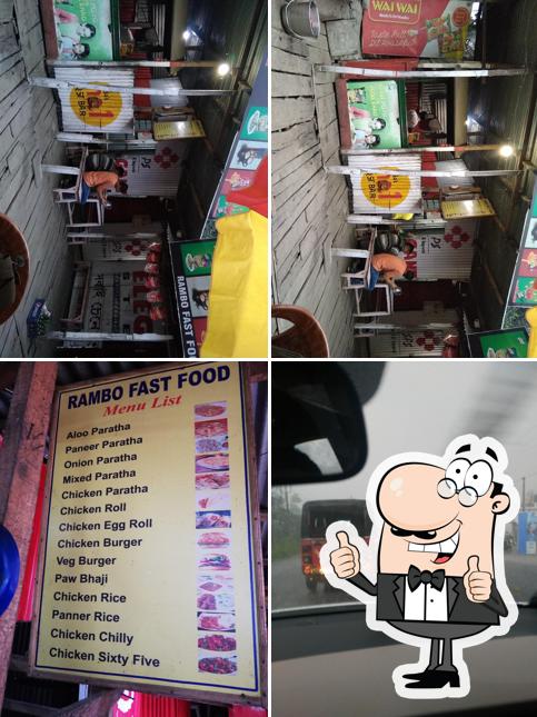 See this pic of Rambo's Fast Food Corner