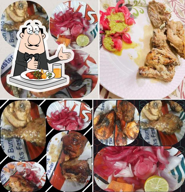 Food at Sahib Chicken Shop