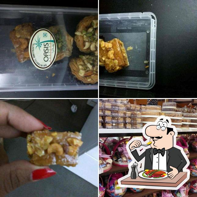 Food at Oasis Baklawa