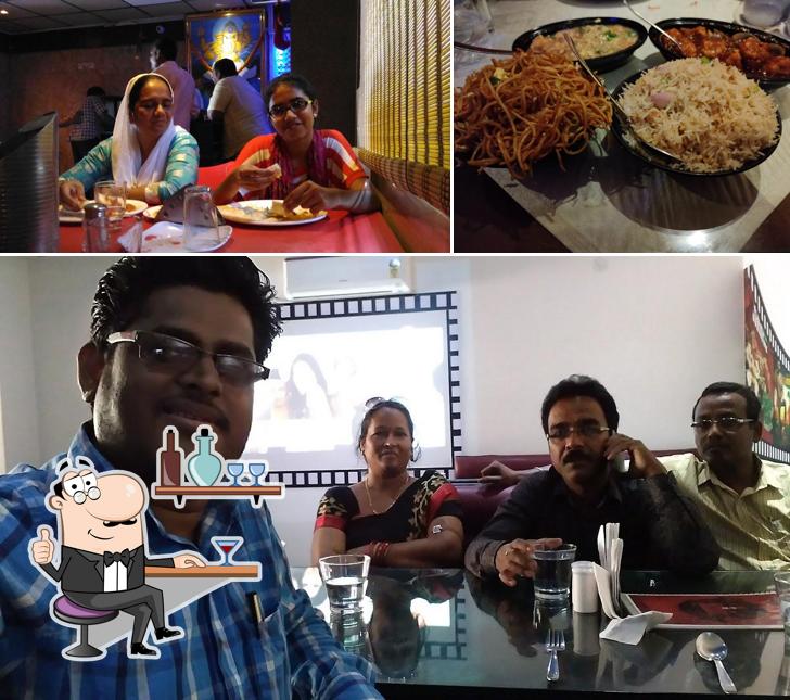 Take a look at the image depicting interior and seafood at Hygienic Restaurant