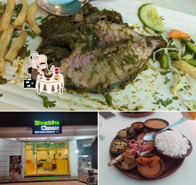 Check out the picture displaying food and exterior at Shraddha Classic Pure Veg
