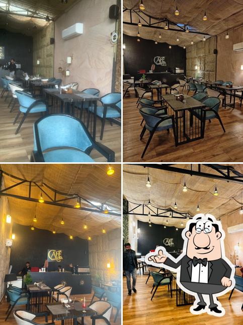 The interior of Cafe Aura