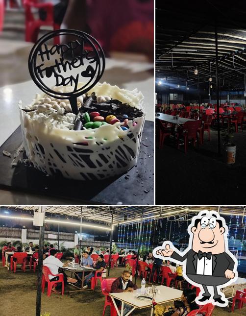 Among various things one can find interior and food at Hotel Sairaj