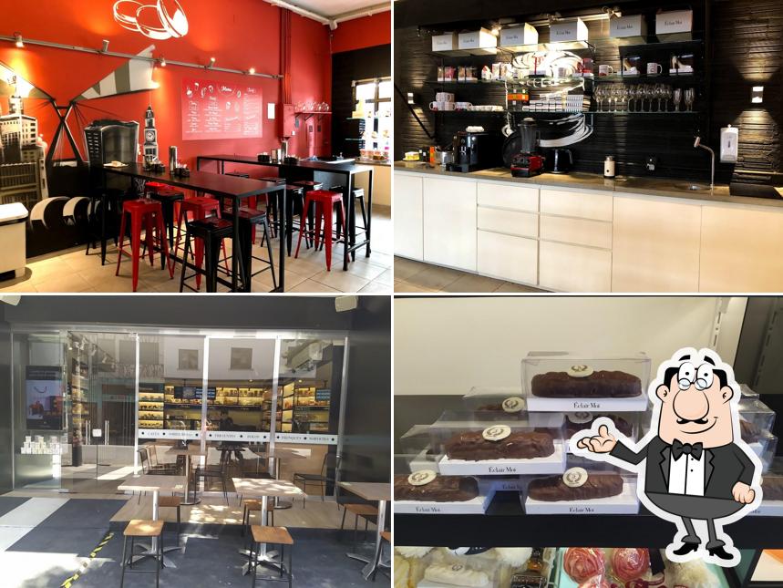 O interior do Éclair Moi